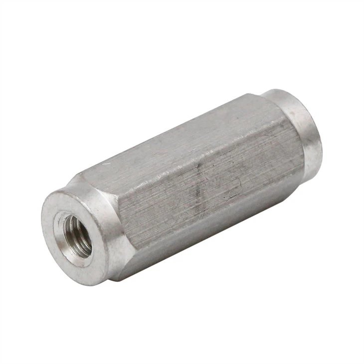 Hexagon nut cnc metal machined parts