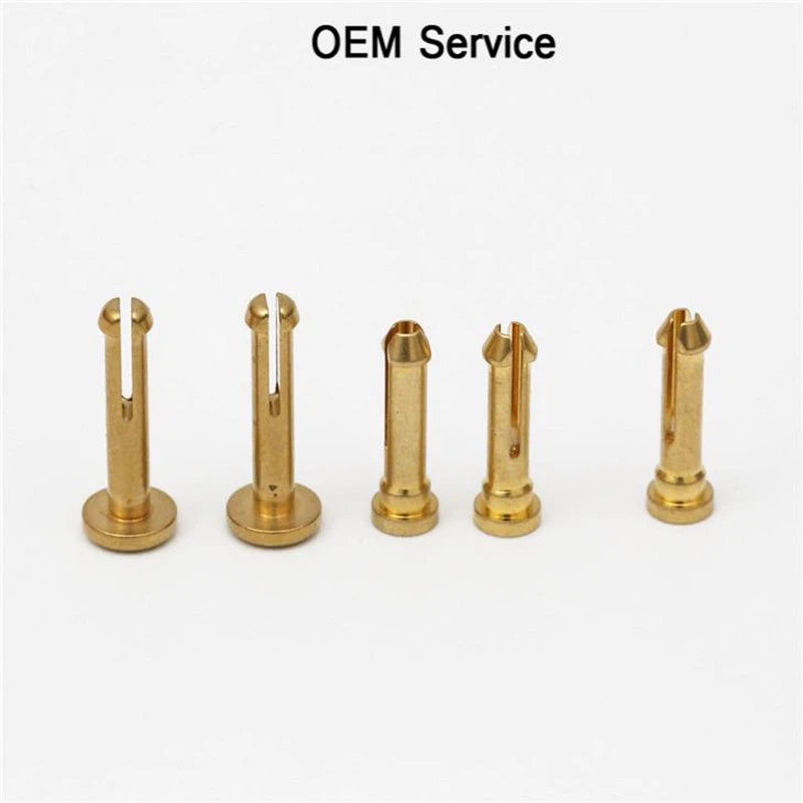 Brass CNC Machining Rivets Fasteners