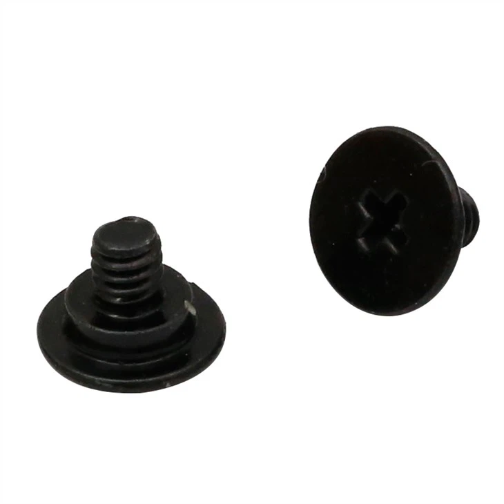 Zinc plated phillips thin flat head X-box small screw