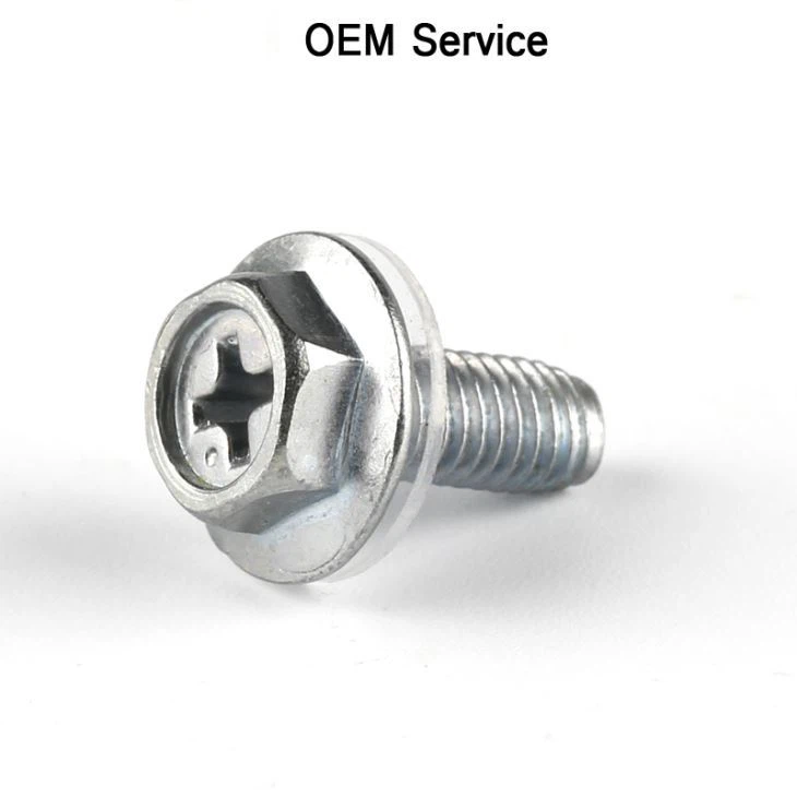 Шестограмен винт с найлонова шайба