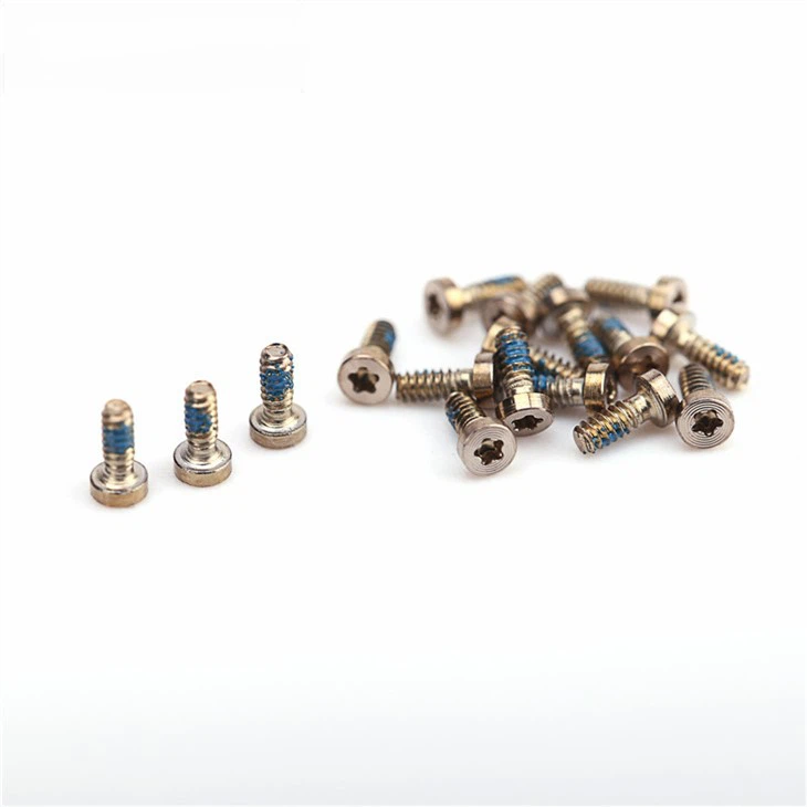 SS304 Cell Phone Screw Yellow Color